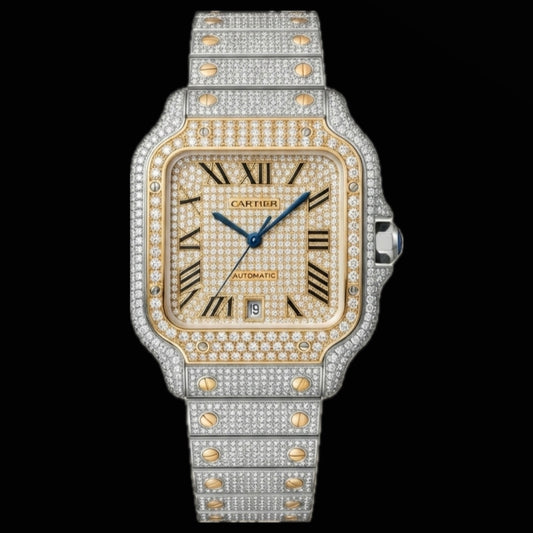 Cartier Santos Full Ice